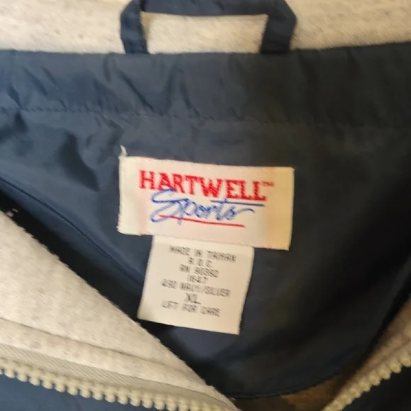 Vintage Team Stratos Blue and Gray Jacket Size Xl Bass Fishing, Fisherman - Picture 3 of 5